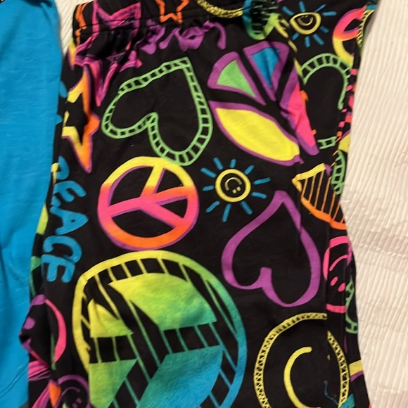 NWOT Justice 2pc PJ set size 10 - Picture 4 of 5